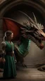 Placeholder: epic, film grain, cinematic, renaissance painting style, front facing, dragon