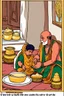 Placeholder: Birbals son used curd and asked if Akbar can spot butter