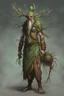 Placeholder: spores infected human druid