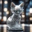 Placeholder: giger cat sculpture in transparent white murano glass,bokeh like f/0.8, tilt-shift lens 8k, high detail, smooth render, down-light, unreal engine,bokeh like f/0.8, tilt-shift lens 8k, high detail, smooth render, down-light, unreal engine