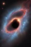 Placeholder: Black hole consuming star in dying galaxy