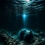 Placeholder: underwater images in a deep dark icy sea