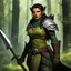 Placeholder: (in the forest) Vex'na is about six feet tall, with shoulders broad enough to suggest she could wield that axe with ease. Her teeth are yellow, her skin bears the mottled green-brown pattern typical of her heritage, but the way she carries herself marks her as someone who has survived to more dangers than most half-orcs manage at ther age in this unforgiving world. There are scars across her arms and neck, white against the darker skin, each one telling a story of battles survived. Her eyes, whe