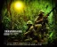 Placeholder: vietnam war. jungle. cd cover. bokeh. lens flare. warm lights. high detailed