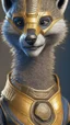 Placeholder: Superhero, meerkat mask, male head, male mouth and nose, hyper realistic, intricately detailed armor, novelty, full body, cinematic, 4k