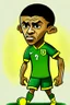 Placeholder: ف ساهقف Brazilian football player cartoon 2d