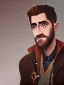 Placeholder: Portrait of a 30 year old strange gay wizard like Jake Gyllenhaal