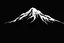 Placeholder: mountain vector shape, white on black