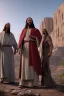 Placeholder: Jesus, Moses and Abraham talking.