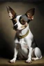 Placeholder: portrait of gray american rat terrier by michelangelo