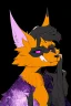 Placeholder: an anthropomorphic fox fursona, female