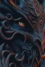 Placeholder: Black colorful demon,surreal, intricate, high detail, smooth, macro sharp focus, centered