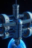 Placeholder: digital art of a space station