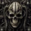 Placeholder: A MECHANICAL NON HUMAN SKULL AND DARK SLIMEY AND GIVING BIRTH SHARKS TEETH with a touch of H.R. Giger's biomechanical aesthetic. Hyperdetailed and rendered in 8k resolution, a true masterpiece. hyperdetailed intricately detailed Splash art action painting film noir photorealism psychedelic art telephoto lens aetherpunk horror post-apocalyptic VIVID IN COLOR well lit, high detail, photorealistic, horrorcore, fun, scary, none featured, each a different color or hue,