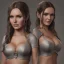 Placeholder: portrait busty and face, camilla luddington abandoned, big busty, viking clothes,