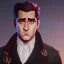 Placeholder: Portrait of a 30 year old warlock like Colin Farrell, Sherlock Holmes and Mary Poppins