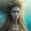 Placeholder: high-quality, fine-detail close-up portrait of gorgeous, stunning goddess of the ocean with turbulent waves as hair and coral reef exoskeleton, 8k resolution, 3D octane render, intricate, digital art, detailed matte, volumetric lighting, George Grie, Anne Dittman, Anne Stokes, Lisa Parker, Selina French,