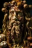 Placeholder: Jesus made of fungus, spores and mushrooms