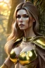 Placeholder: milf, brunet hair, leather armor, full portrait, forest, 8k resolution, high-quality, fine-detail, intricate, fantasy art, detailed matte, volumetric lighting, illustration, 3D