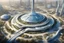 Placeholder: theme park of the city of the future 2050, star wars, fairy tale, radiance, abstraction, bird's eye view