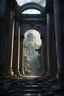 Placeholder: temple in ruines, forest, stairs, columns, cinematic, detailed, atmospheric, epic, concept art, Matte painting, background, mist, photo-realistic, concept art, volumetric light, cinematic epic rule of thirds octane render, 8k, corona render, movie concept art, octane render, cinematic, trending on artstation, movie concept art, cinematic composition , ultra-detailed, realistic , hyper-realistic , volumetric lighting, 8k --ar 2:3 --test --uplight