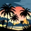 Placeholder: Sunset Beach illustration