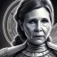 Placeholder: carrie fisher in the arms of harrison ford, waist up portrait, intricate, oil on canvas, masterpiece, expert, insanely detailed, 4k resolution, retroanime style, circular reflective eyes, cinematic smooth, intricate detail , soft smooth lighting, soft pastel colors,