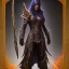 Placeholder: night elf assassin black leather