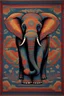 Placeholder: A beautifully woven (((tapestry))), intricate details and patterns representing (((elephant))) in vivid colors, creating a kaleidoscopic tableau