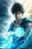 Placeholder: Percy Jackson with water powers