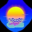 Placeholder: Alberta Fires, VaporWave, icon, forest fires, burning