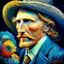 Placeholder: Vincent van Gogh. Style by Catherine Abel and Vincent van Gogh. Modifiers: 4k very attractive high detail Van Gogh acrylic art catherine abel graphic lines