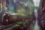 Placeholder: Train run raid Train Canal River and corner shop greengrocer in colorful Italian street+Gothic city+BioShock+Dishonored+Bloodborne +trieste+Edinburgh+Chicago+victorian London+decòpunk Skyscraper+ +steampunk+biopunk+alphonse mucha, greg rutkowski,matte painting, cryengine, hyper detailed, felix kelly, fantasy art, seb mckinnon