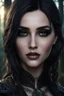 Placeholder: Beauty goth woman portrait , gothic, background forest, fine detail, atmospheric sharp focus, sharp edges, Broken Glass effect, stunning, breathtaking beauty, Volumetric light, reflects detailed masterpiece, 8k resolution, dark fantasy concept hyperdetailed, intricately detailed, deep color, Unreal Engine