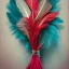 Placeholder: delicate arrangement of lace pearls and feathers, chiaroscuro, vivid colors, festive colors, dramatic lighting, beautiful composition, aesthetic layout