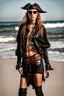 Placeholder: pirate priestess in leather beach sweat