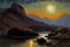 Placeholder: Night, mountains, rocks, otto pippel and rodolphe wytsman impressionism paintings