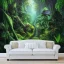 Placeholder: landscape mural alien jungle