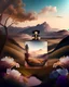 Placeholder: aesthetic perfumes new in a beautiful landscape