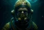 Placeholder: making funny face at the day of a nightmare ten miles high and six foot deep inside the deep sea diving helmet swims a fish, hyper photorealistic, hyper detailed realistic art color, high resolution, fog, octane render, tilt shift, HDRI Environment