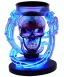 Placeholder: Futuristic Neon crystal skeleton samurai smoke glass fire water