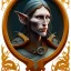 Placeholder: Wood elf warrior, art nouveau, portrait