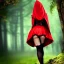 Placeholder: sensual, gorgeous red riding hood