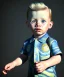 Placeholder: Van Gogh toddler, full body, dramatic lighting, hyper realistic