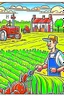 Placeholder: hand painted smart farming cartoon