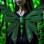 Placeholder: metal gothic green dragonfly wings