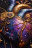 Placeholder: cosmic heart consciousness; a neo-surrealistic, expressionistic, steampunk version of Gustav Klimt