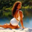 Placeholder: Full body portrait, painting, medium shot lady style of Steve Hanks