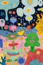 Placeholder: Bring change and magic to your life; a mashup of the styles of Gustav Klimt and HundertwASSER; neo-surrealism; golden ratio