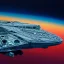 Placeholder: fullbody Drawing of 'sketch of Millennium Falcon',intricate detail,andrea bonelli,Kilian Eng,Ohrai,evan lee,Aleksandr Sidelnikov,KyuYong Eom,three quarters frontal aerial view,toned colors,16k